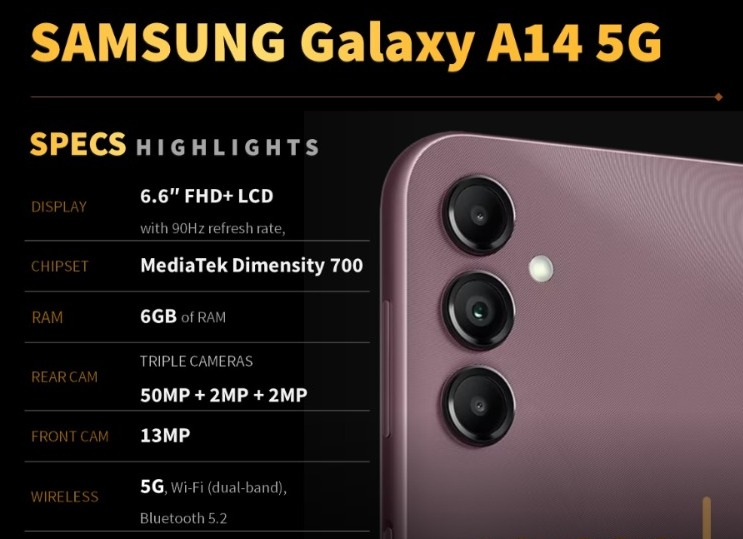 Cerita Samsung Galaxy A14 5G Dominasi Pasar Ponsel Murah, Spesifikasi Jagoan!