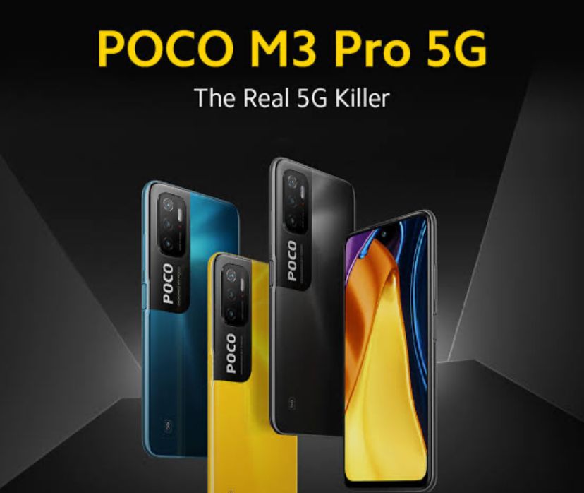 HP Poco M3 Pro 5G Tampilan Mewah Dilengkapi Desain Triple Kamera