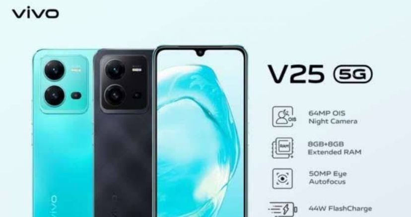 HP VIVO V25  Dibekali Kamera Utama 64MP dan Kamera Depan 50MP 