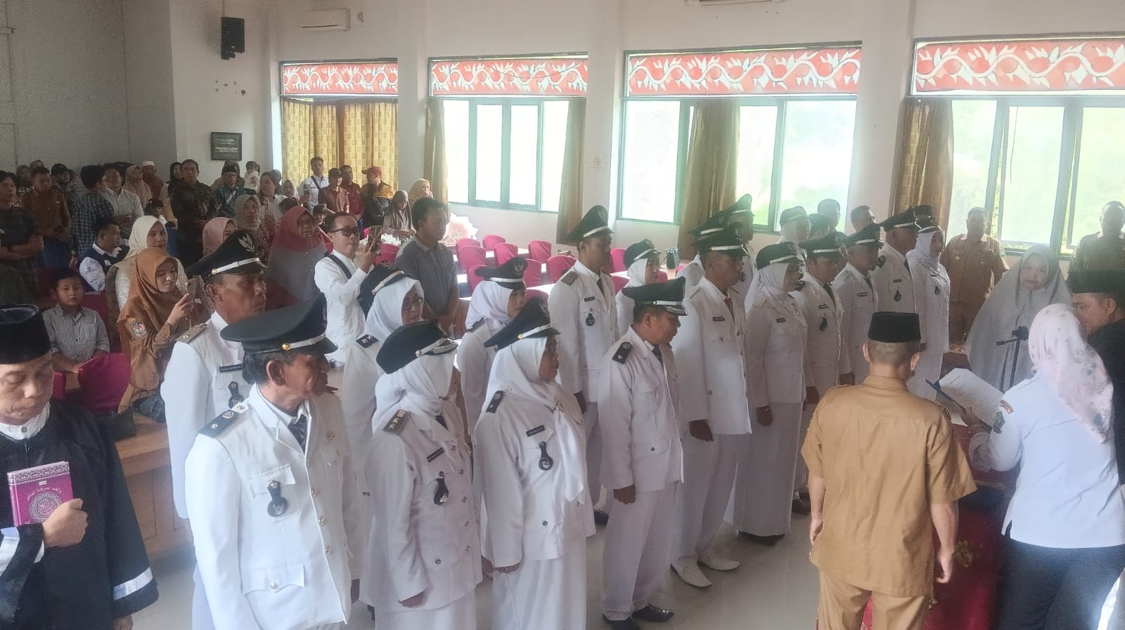 20 Pjs Kades Resmi Dilantik, Pemkab Lebong Tegaskan Tanpa Mahar dan Sesuai Aturan