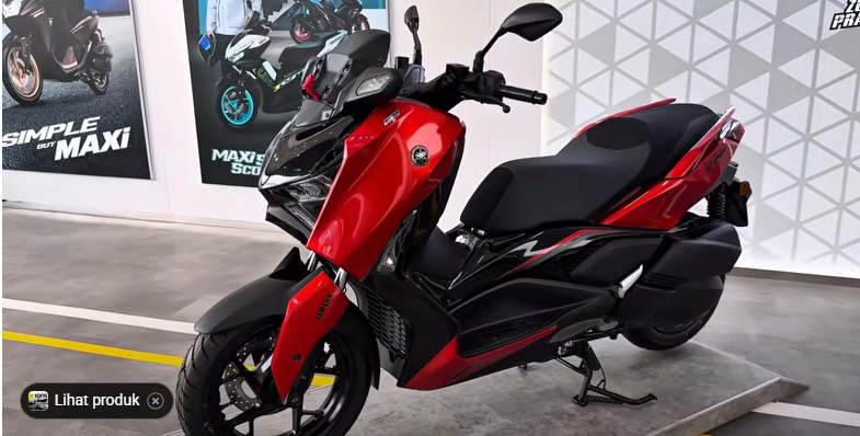 Yamaha XMAX 250 2025 Connected Warna Merah: Desain, Fitur, dan Spesifikasi Lengkap