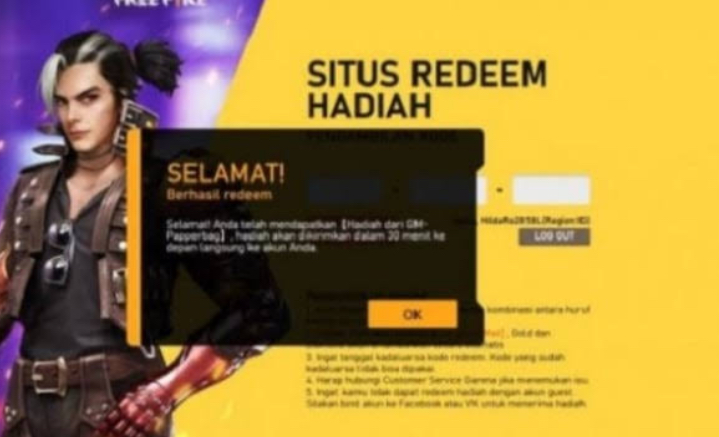 Ini Cara Mudah Dapat Kode Redeem Gamer Free Fire Terbaru