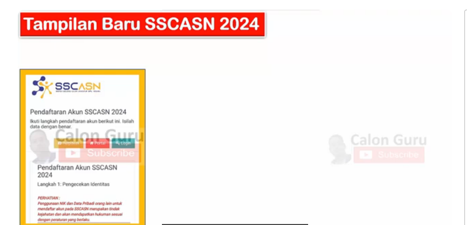 Rilis Tampilan Baru SSCASN 2024