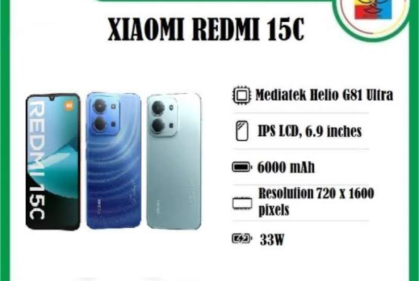 Xiaomi Resmi Luncurkan Redmi 15C di Indonesia dengan Baterai 6000mAh