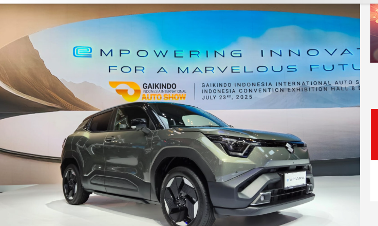 Suzuki Siap Luncurkan eVITARA, SUV Listrik Modern di IIMS 2026