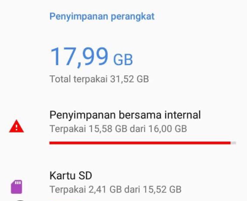 Cek Sekarang, 4 Jenis File Ini Dapat Penuhi Memori Penyimpanan HP