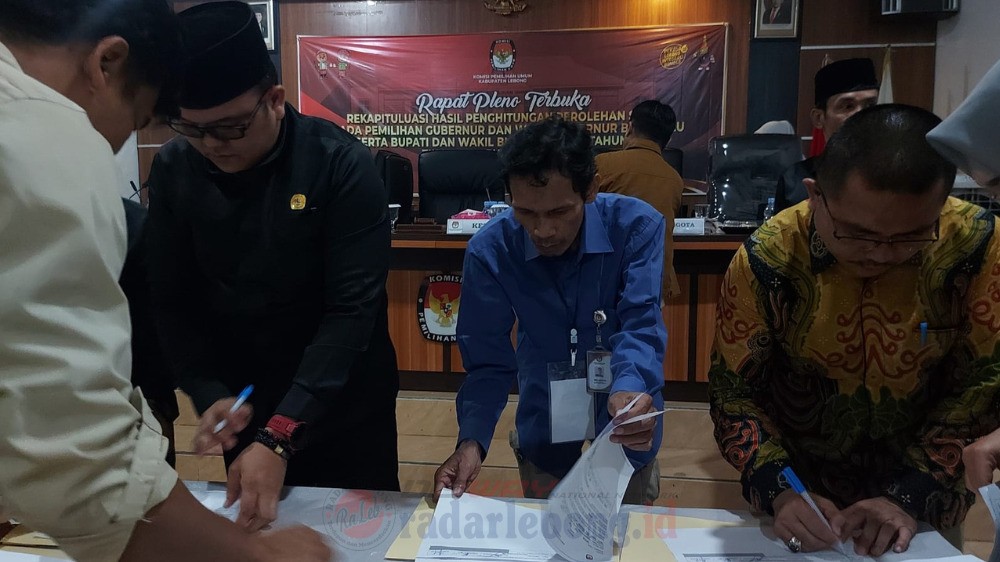 Pilkada Lebong 2024: Azhari-Bambang Menang Tipis, Petahana Kopli-Roiyana Berpotensi Gugat ke MK