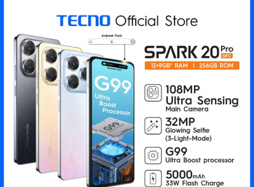 Kelebihan dan Kekurangan Hp Tecno Spark 20 Pro, Harga 2 Juta 