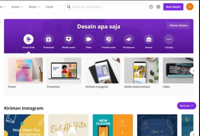 Cara Membedakan Templates Free dan Templates Pro di Canva, Begini Penggunaan Tamplet Canva