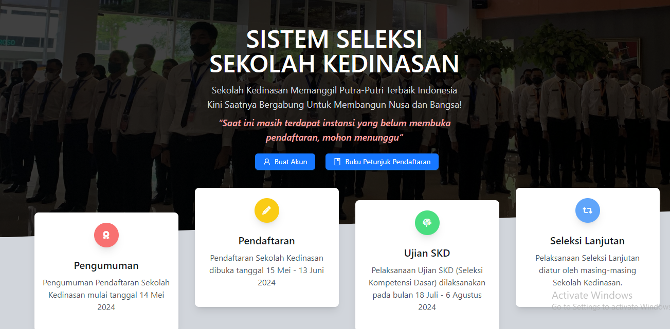 Cara Pendaftaran Sekolah Kedinasan 2024-Full Tutorial