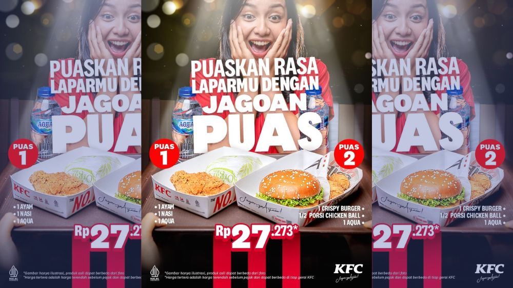 Promo KFC, Nikmati Lezatnya Ayam KFC Seharga Sebungkus Kopi