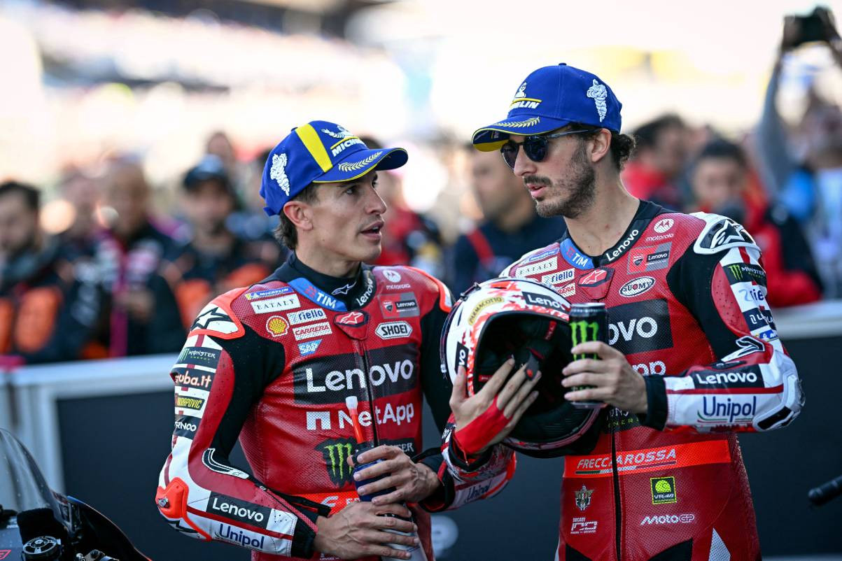 Dilema Ducati di Le Mans: Bagnaia Bangkit, Marc Marquez Alami Cedera Serius