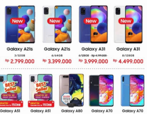 Update Oktober 2024: Daftar Harga HP Samsung Galaxy A Series