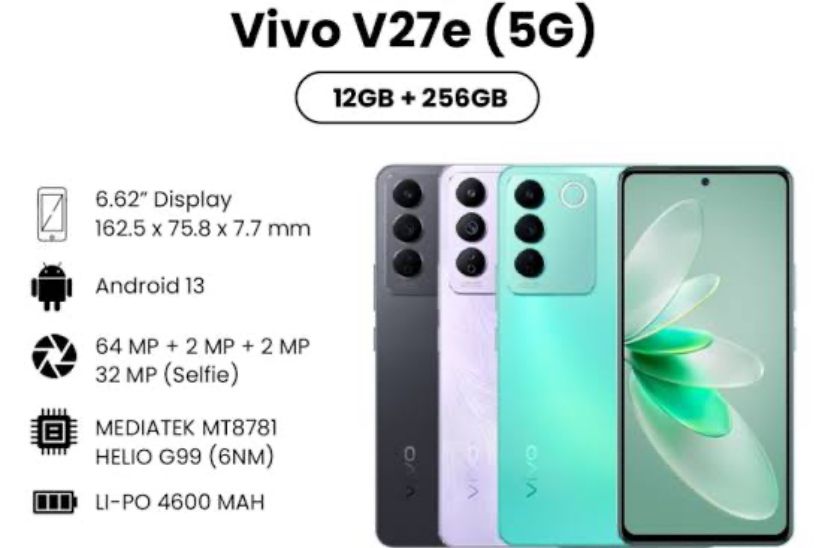 Harga Vivo V27e Turun di Akhir Tahun, Gunakan RAM 12GB, Layar 120Hz, Cek Spesifikasi