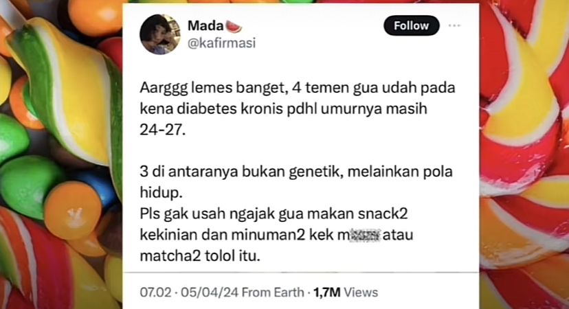  Curhatan Para Gen Z Alami Diabetes di Usia 24-27 Tahun, Apa Penyebab Utamanya?