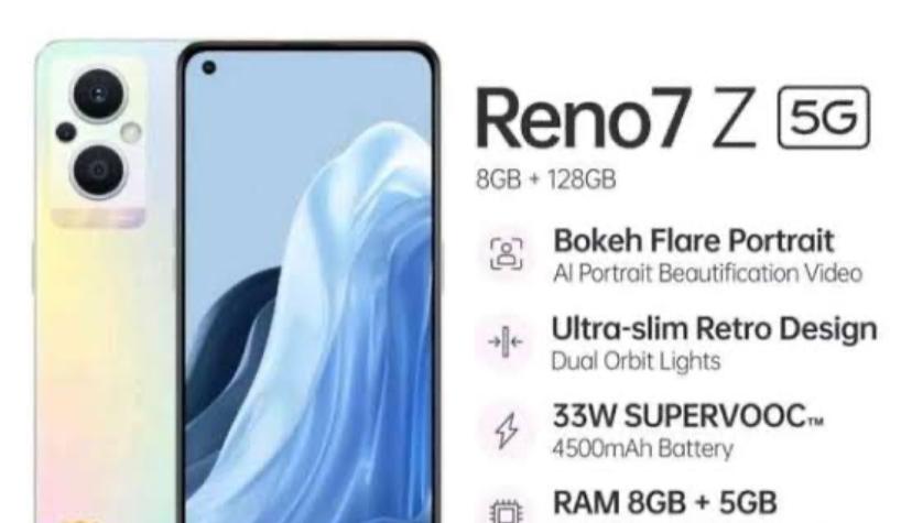 OPPO RENO 7 Z Dirancang Dengan Kekuatan Jaringan 5G Anti Lemot