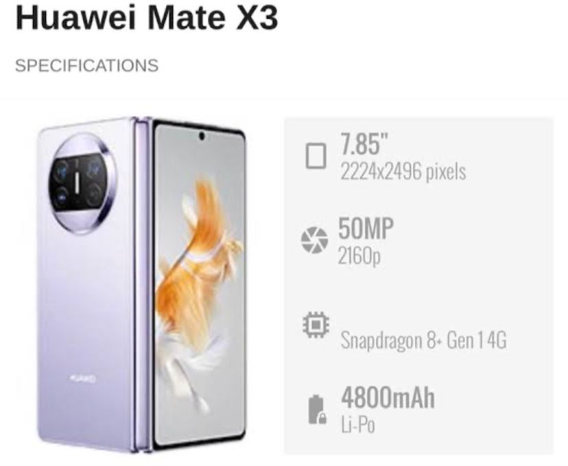 Huawei Mate X3 Ponsel Lipat Fleksibel Untuk Menunjang Kegiatan Zoom Meeting