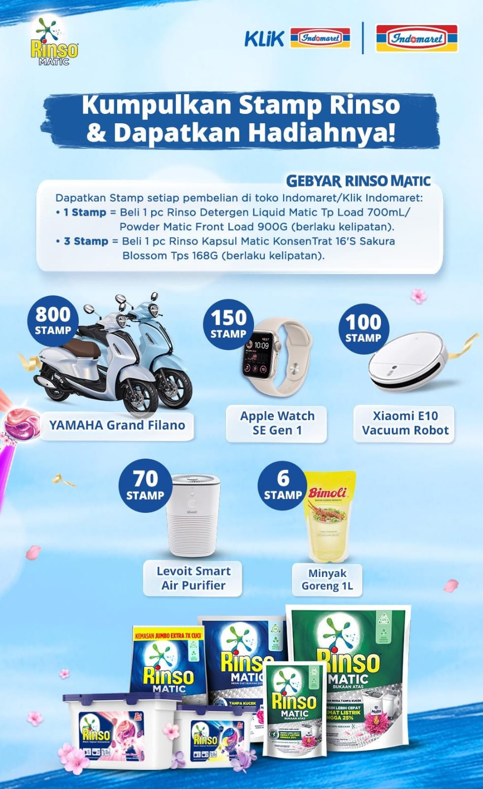 Cukup Kumpulkan Stamp Rinso, Kalian Sudah Bisa Dapatkan Yamaha Grand Filano, SIKATT! 