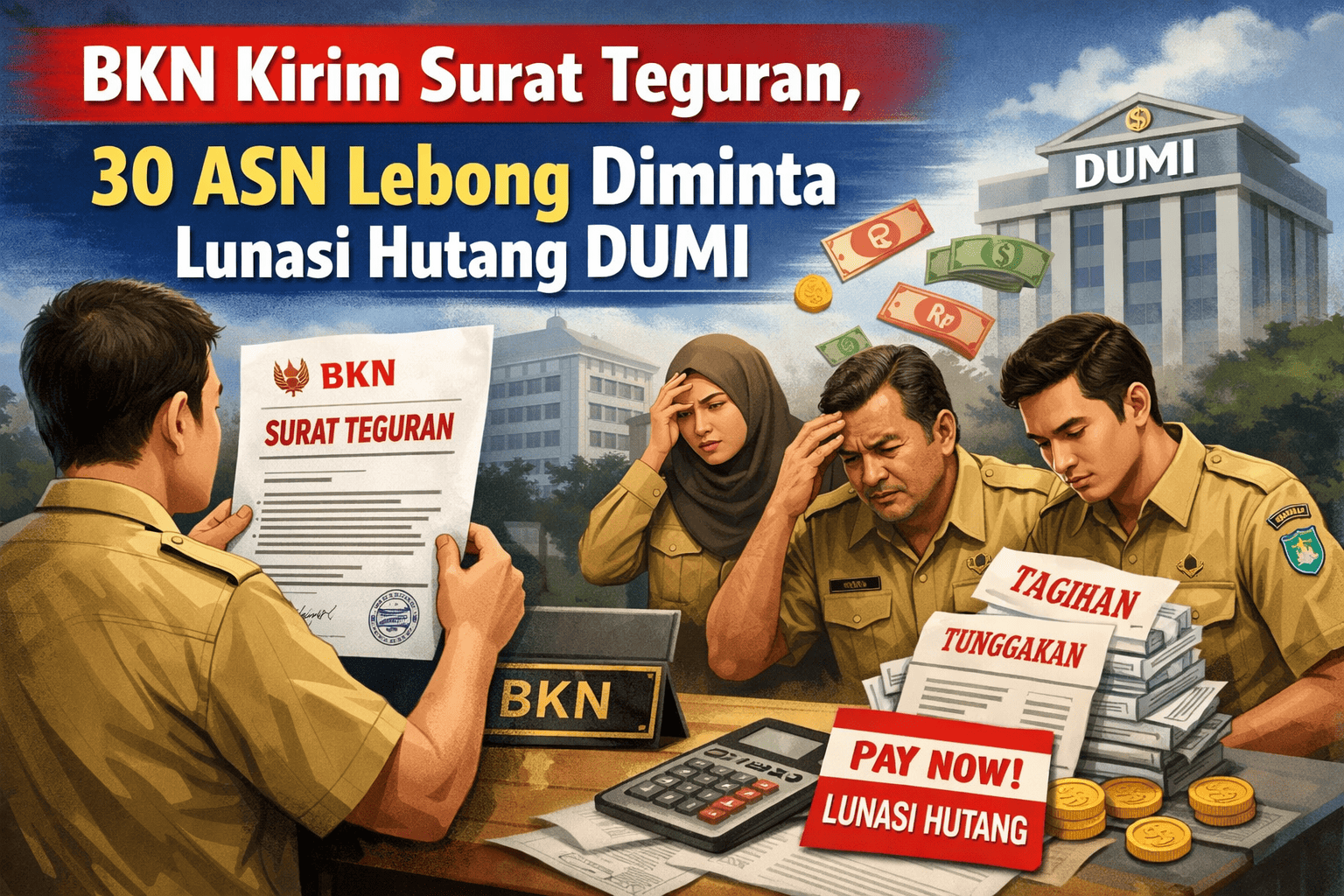 BKN Kirim Surat Teguran, 30 ASN Lebong Diminta Lunasi Hutang DUMI