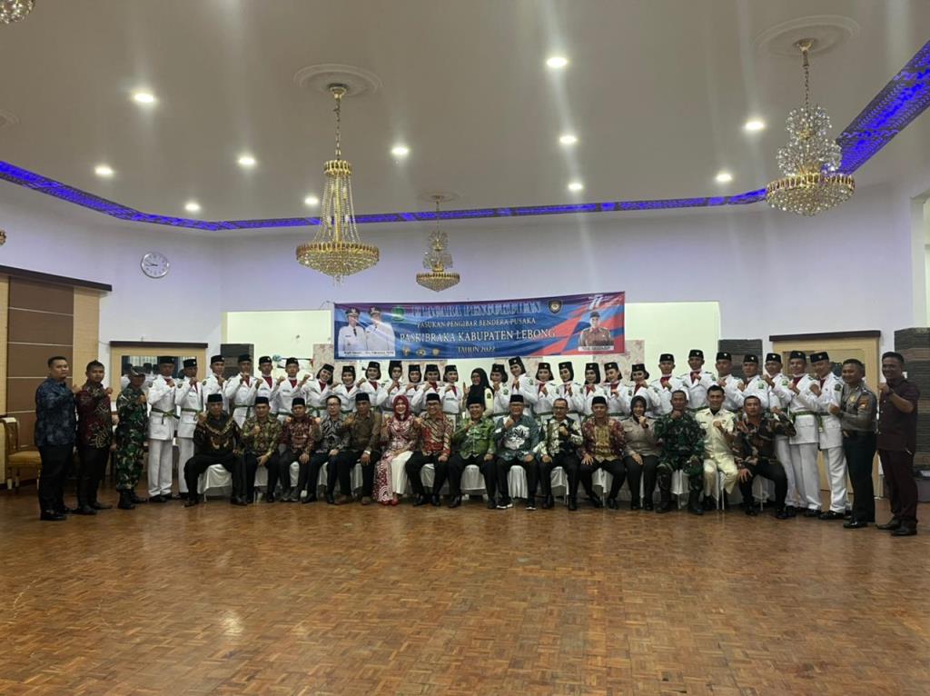 Ini Nama-Nama dan Asal Sekolah Pasukan Inti Paskibraka Upacara di Rumdin Bupati Lebong  