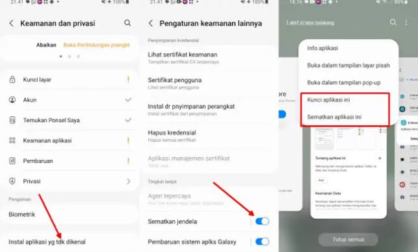 Pengguna HP Samsung Harus Tahu, Begini Cara Mudah Kunci Aplikasi Agar Lebih Aman