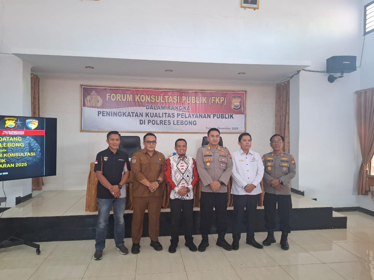 Polres Lebong Gelar Forum Konsultasi Publik 