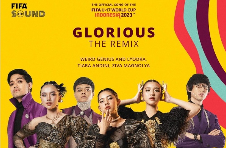 Lagu Resmi Piala Dunia U-17 2023 Indonesia, 'Glorious' kolaborasi Weird Genius, Lyodra, Tiara, Ziva
