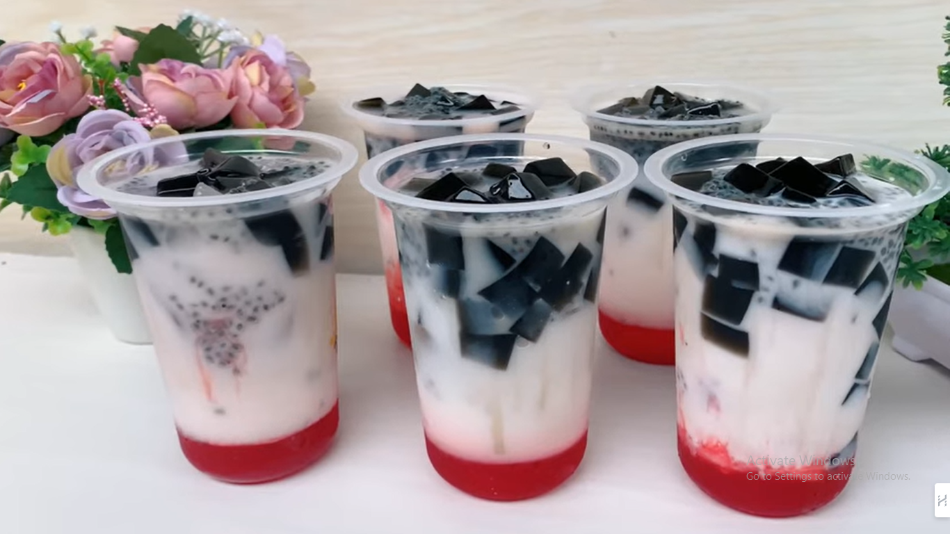 Sehat dan Lezat! Jelly Cincau Koko Pandan, Cocok untuk Teman Berbuka Puasa