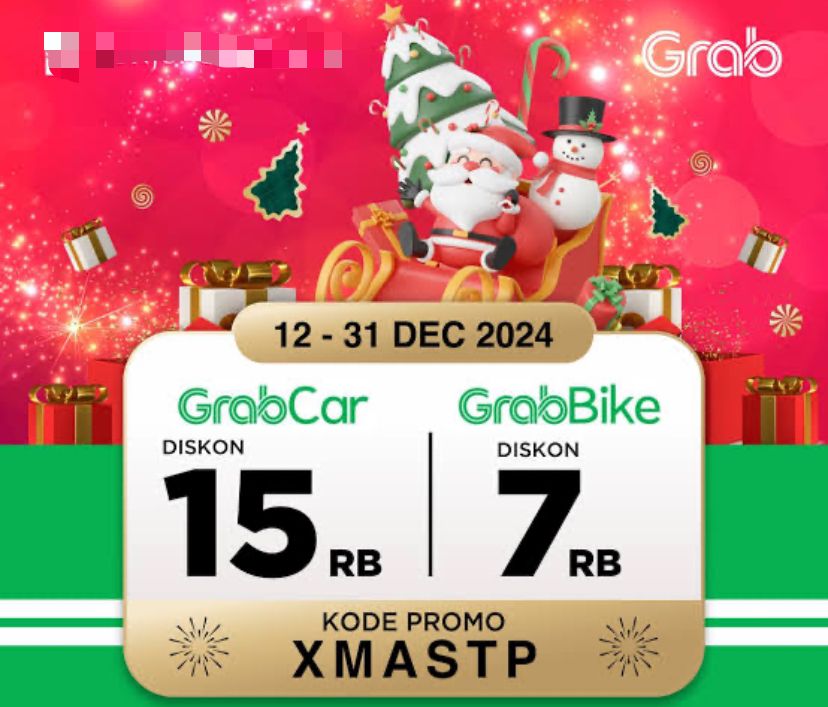 Diskon dan Cashback Besar Dengan Gunakan Kode Gojek dan Grab Edisi Natal 2024