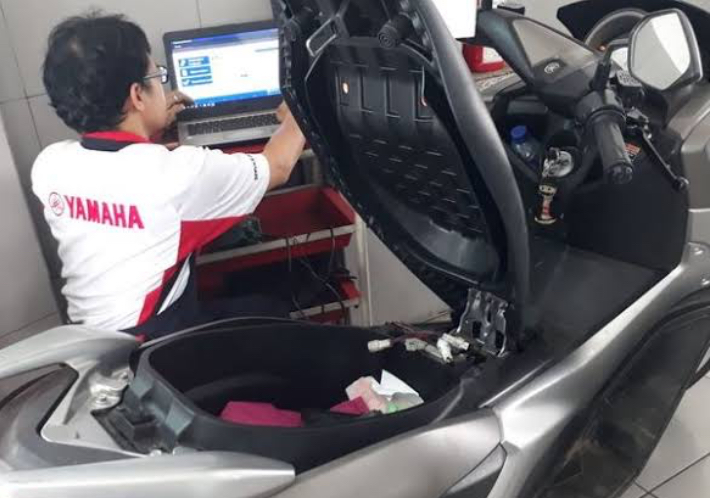 Motor Yamaha injeksi Wajib Servis Pakai Alat Ini