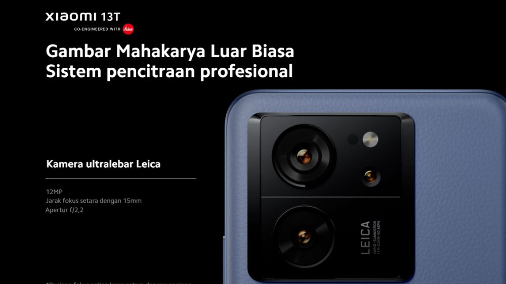 Xiaomi 13T Bikin Heboh! Kamera Leica dan Performa Tanpa Kompromi