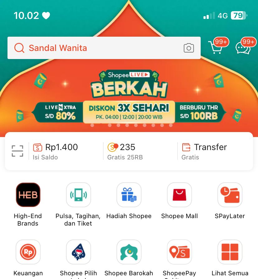 Ladies : Rekomendasi Toko Sandal Lebaran di Shopee