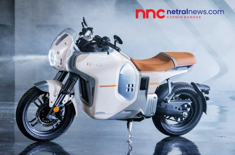 Honda E-VO, Motor Listrik ala Cafe Racer dengan Jarak Tempuh 170 Km