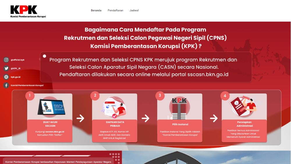 Pengumuman Seleksi Administrasi CPNS KPK 2023, Cara Melihat Hasil Seleksi