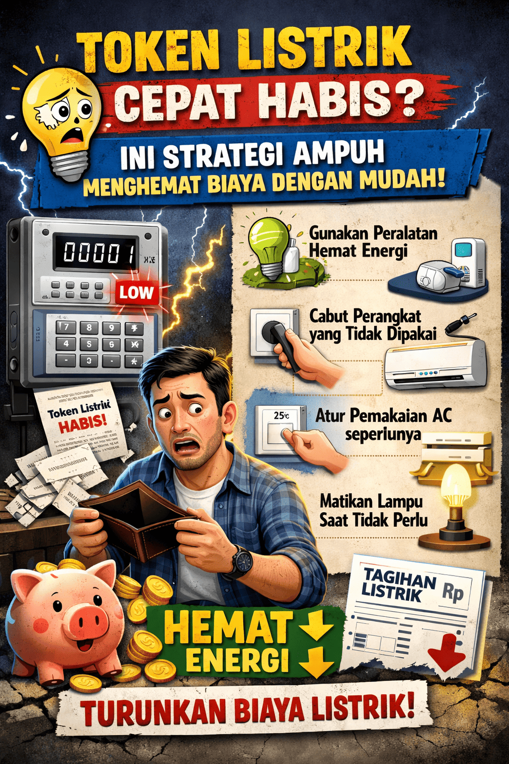Token Listrik Cepat Habis? Ini Strategi Ampuh Menghemat Biaya dengan Mudah