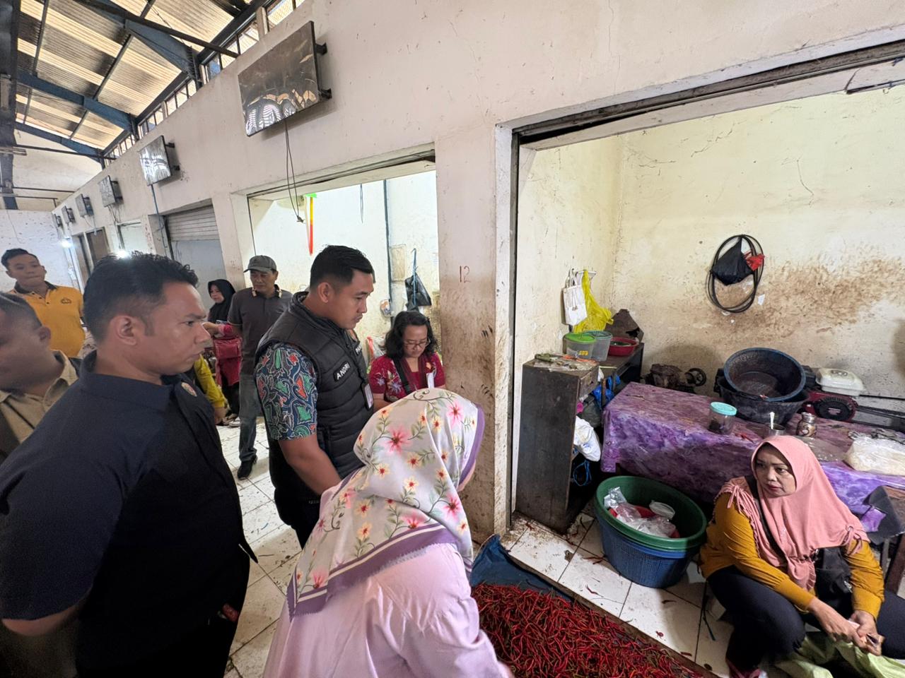 Cegah Lonjakan Harga, Polres Lebong dan Satgas Pangan Lakukan Pemantauan