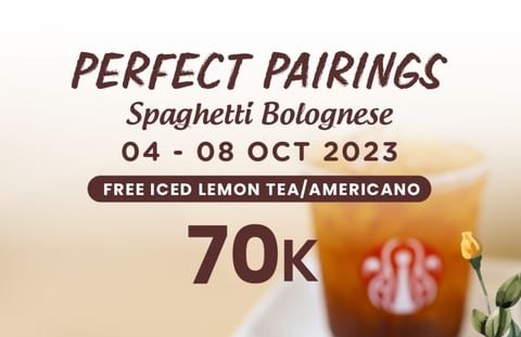 Promo JCO Oktober: Perfect Pairings dengan Spaghetti Bolognese dan Minuman Gratis