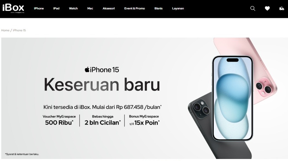 Cek Harga IPhone 15 Terbaru Di IBox Indonesia Sekarang! Banyak Promo ...