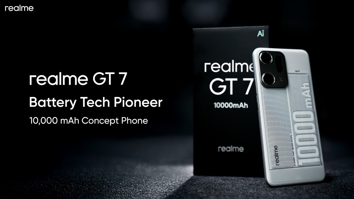 Realme Memperkenalkan Konsep Ponsel Pintar Baterai 10.000 mAh dan Bodi Tipis