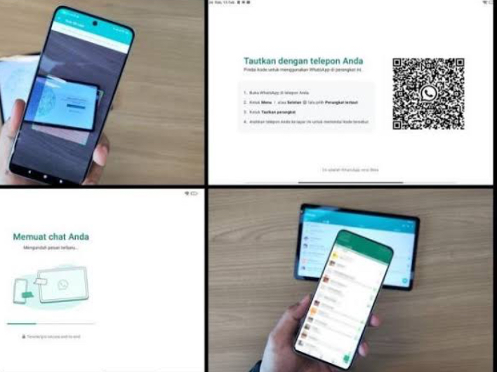 Cara Hubungkan WhatsApp ke Redmi Pad