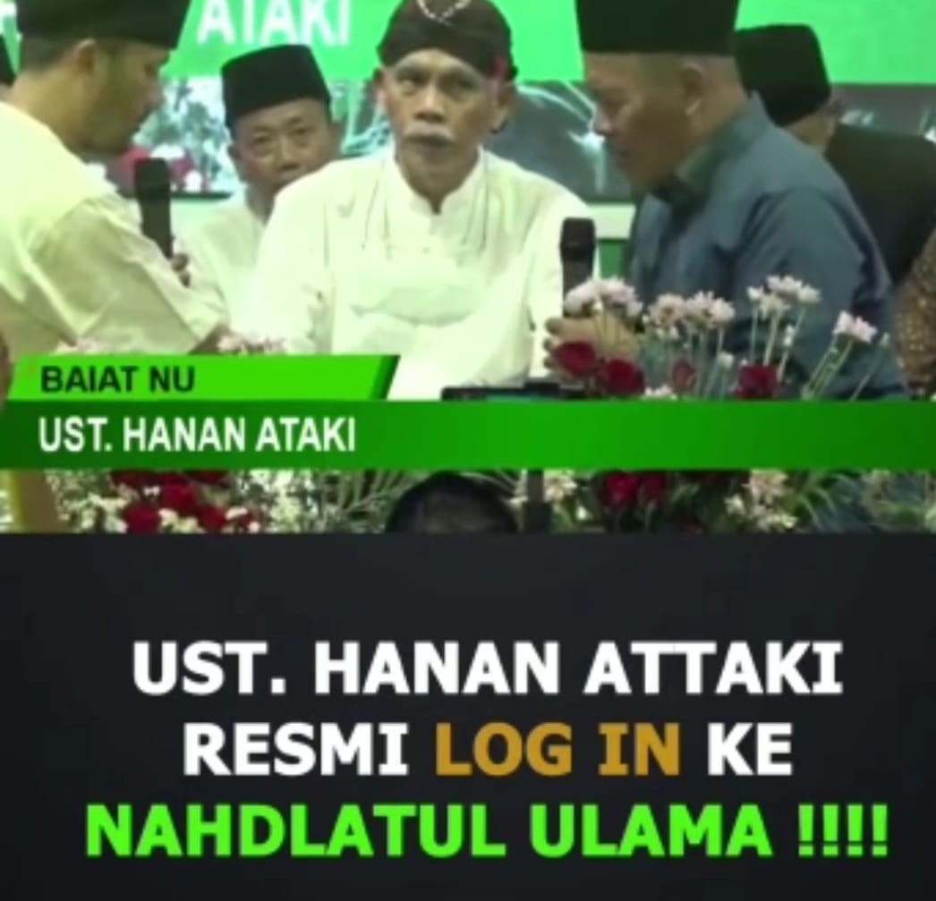  Ustadz Hanan Attaki Resmi Msuk ke Nahdlatul Ulama, Begini Respon Netizen