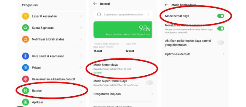 Tips Optimalisasi Baterai HP Android Anda Jadi Lebih Awet