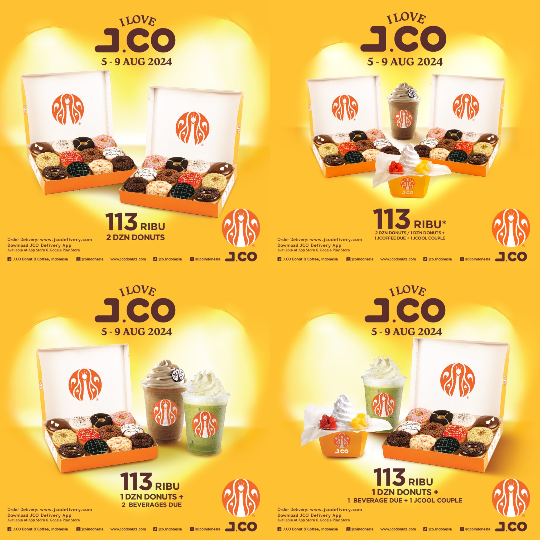 Merdeka Bareng J.CO! Nikmati Promo Spesial Agustus dengan Harga Super Hemat