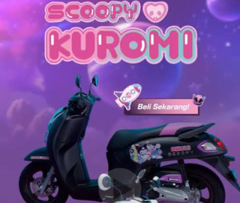 Honda Scoopy Kuromi Edition, Pencinta Sanrio Bisa Tebus Rp 24 Jutaan