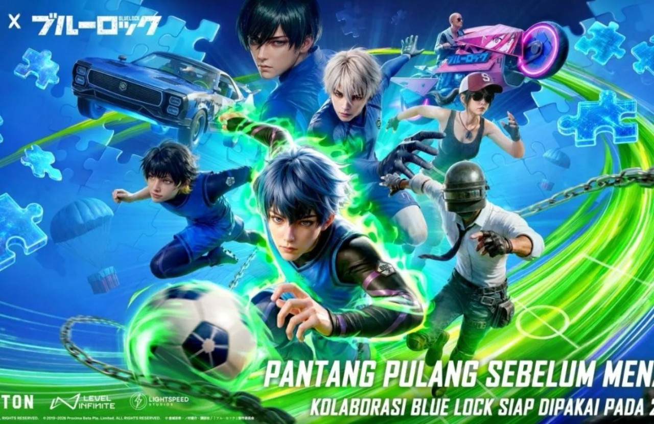 PUBG Mobile Resmi Kolaborasi dengan Blue Lock, Hadirkan Isagi Yoichi hingga Itoshi Rin!