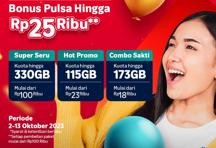 Promo Telkomsel Hut Mandiri: Hemat Lengkap dengan Bonus Pulsa hingga Rp 25 Ribu!