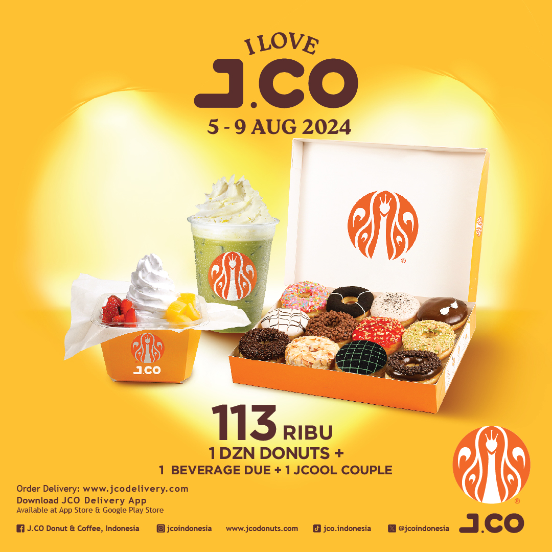 Hore! J.CO Bagi-bagi 2 Lusin Donat dengan Harga Spesial!Buruan...