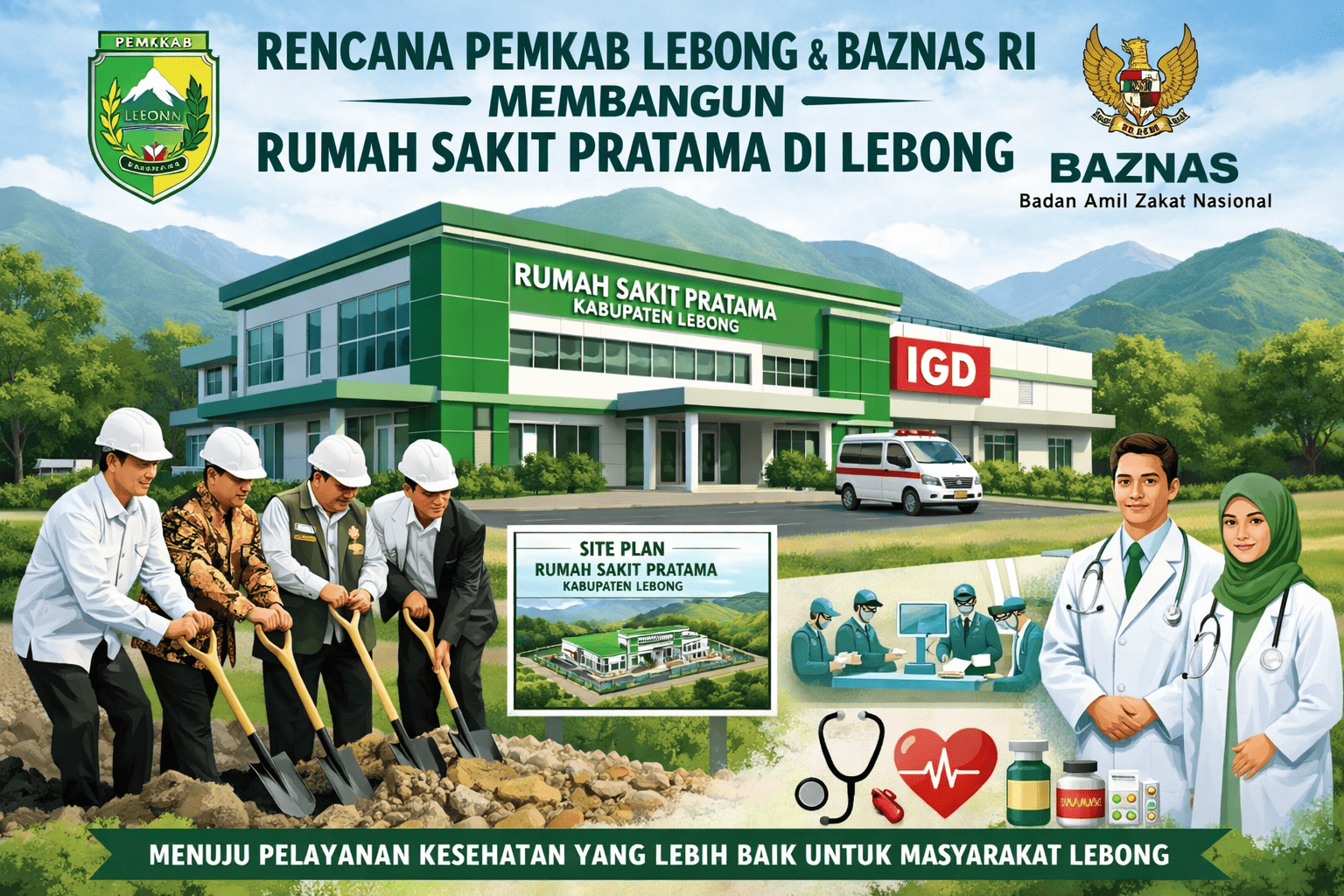 Di Kabupaten Lebong Akan Dibangun Rumah Sakit Baru 