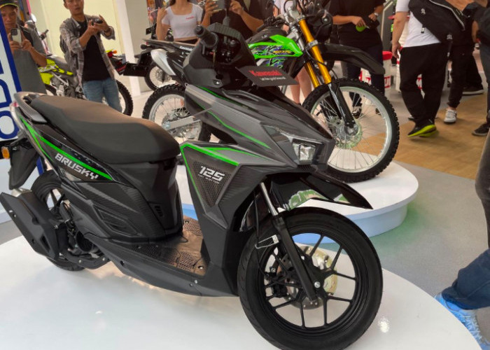 Brusky 125 Jadi Skutik Pertama Kawasaki di Indonesia