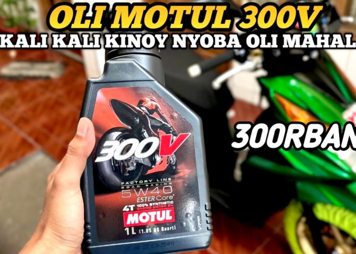 Oli Motul 300V Ester Core Diluncurkan di Sirkuit Mandalika, Ini Keunggulannya